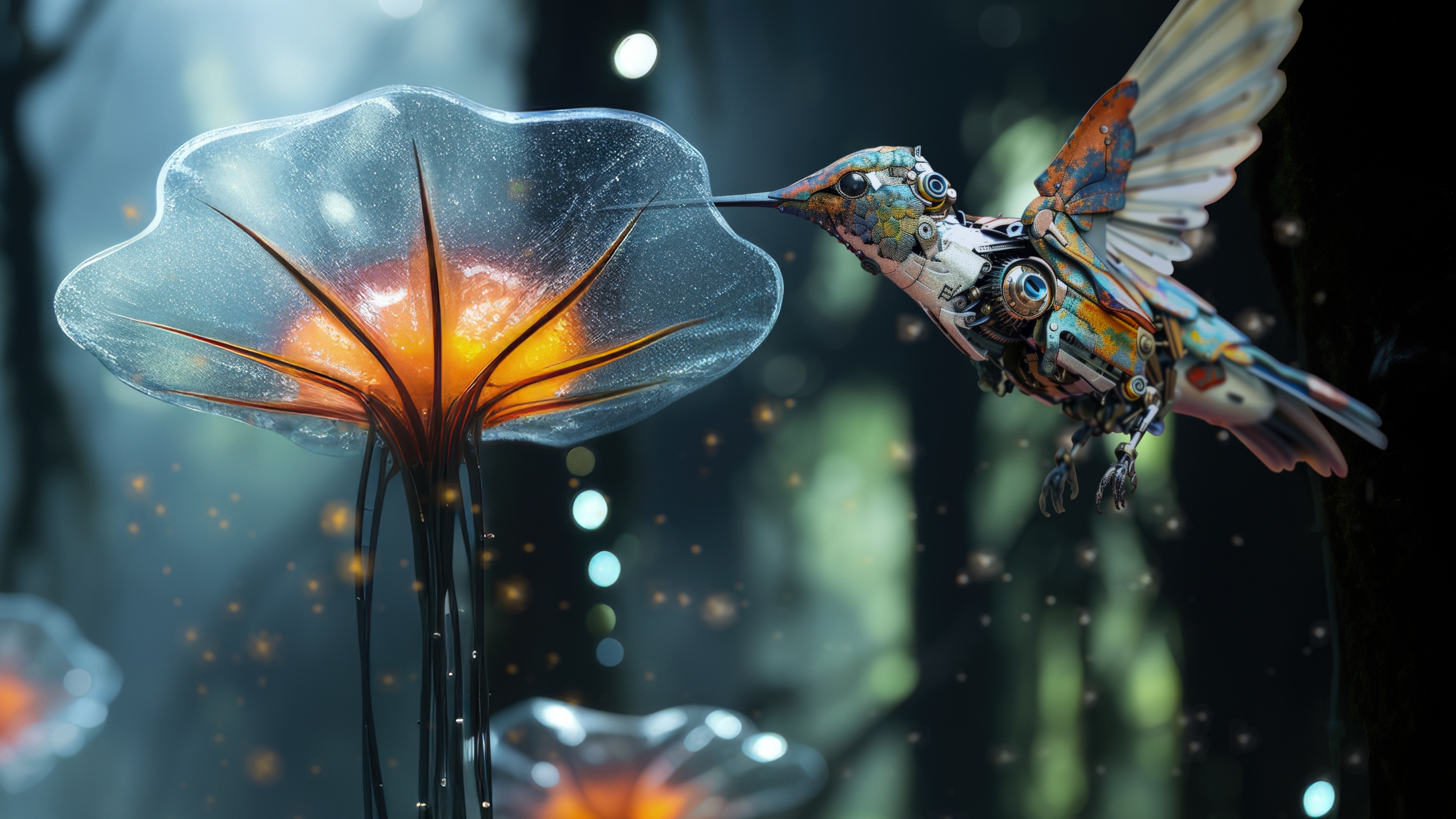 Mechanical Bird (4K Wallpaper) by Jimking on DeviantArt