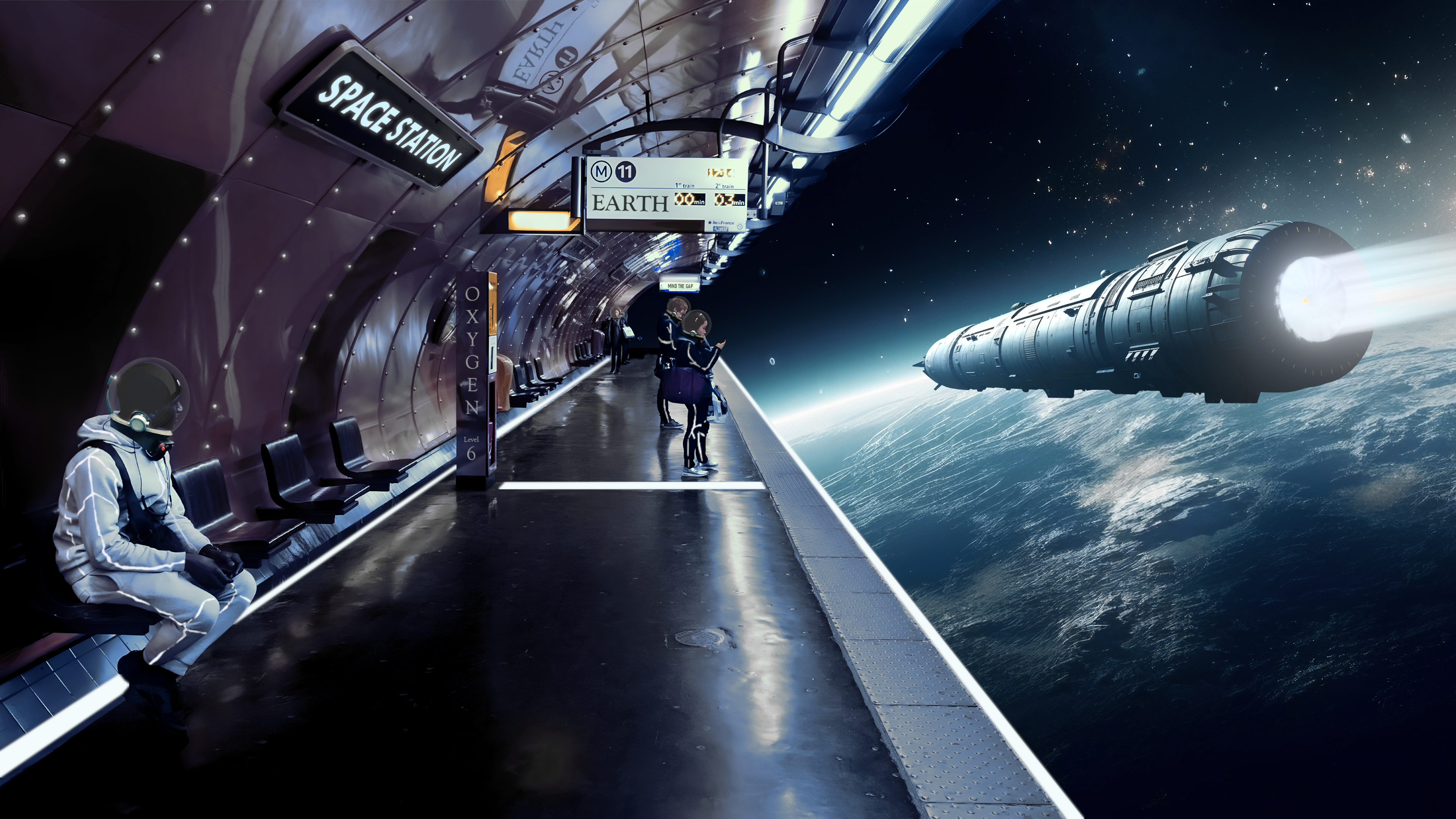 Space Station (4K Wallpaper) by Jimking on DeviantArt