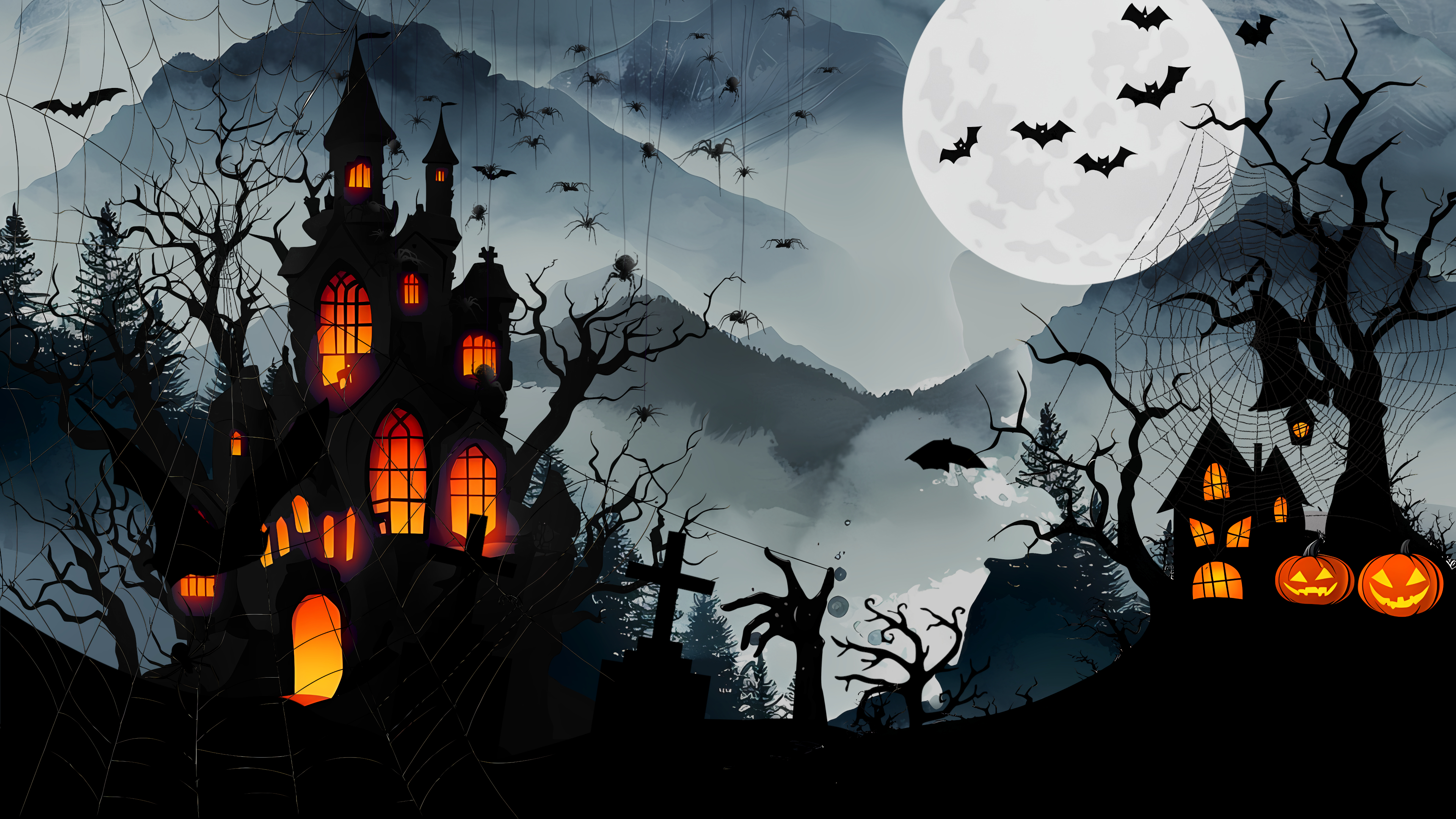 Halloween Night 4 (4K Wallpaper) by Jimking on DeviantArt
