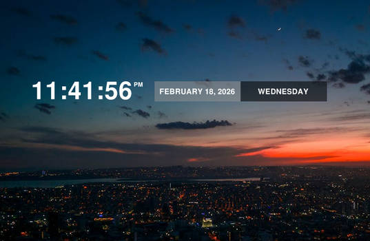 Molecular Clock 5 for XWidget