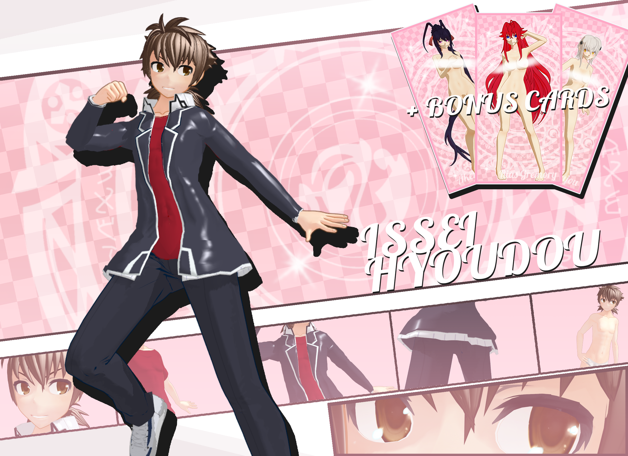 High School DXD Issei Hyoudou Anime Manga 3D Bomber - Teeruto