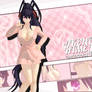 MMD Akeno Himejima (Bathrobe Ver.)