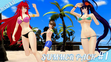 MMD Highschool DxD Summer Pack #1