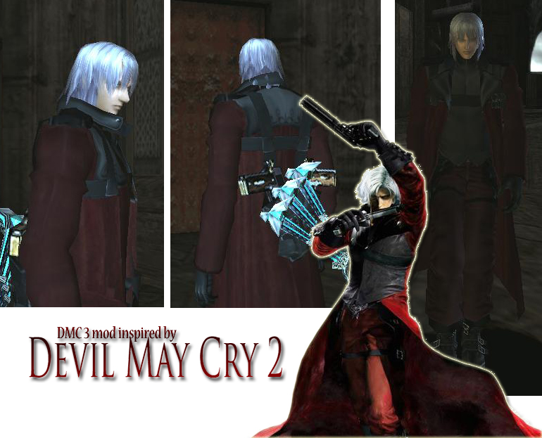 DMC3 Redesigned Dante  DMC Mods / Bayonetta Mods