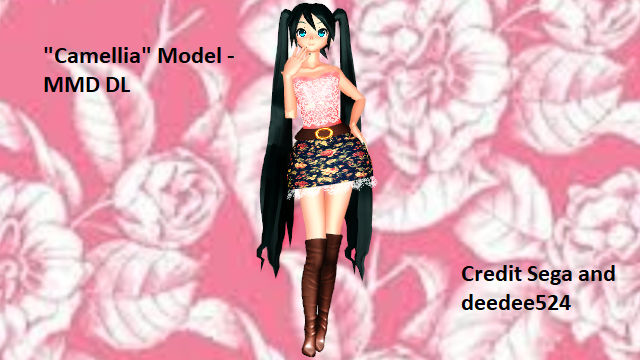 Camellia Model - MMD DL by deedee524 on DeviantArt