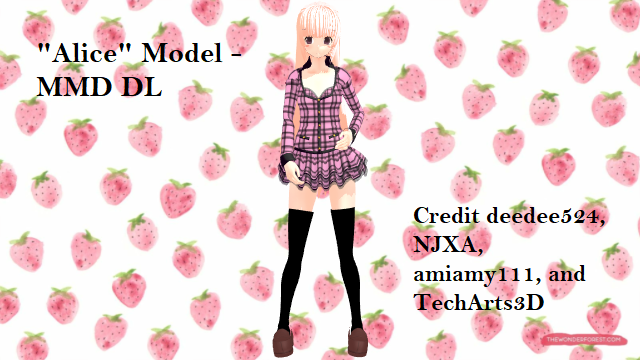 Alice Model - MMD DL by deedee524 on DeviantArt