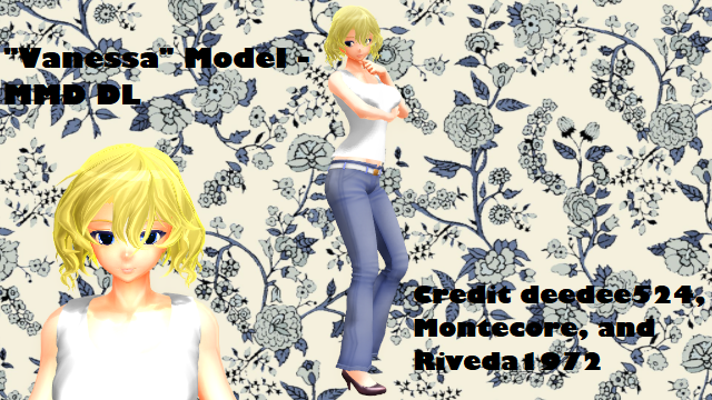Vanessa Model - MMD DL by deedee524 on DeviantArt