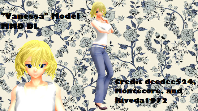 Vanessa Model - MMD DL by deedee524 on DeviantArt