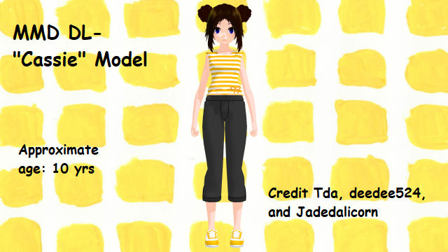 Cassie Model - MMD DL by deedee524 on DeviantArt