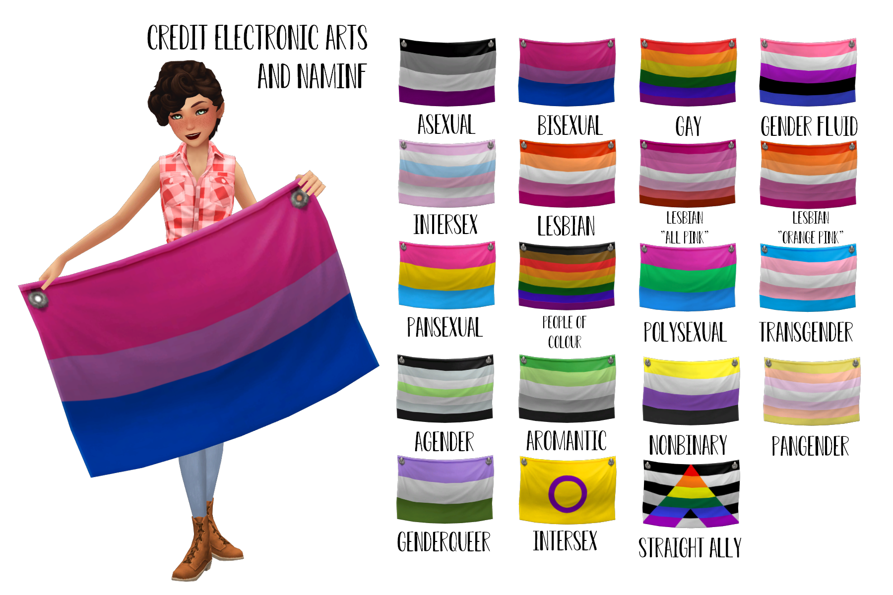 MMD Pride Flags (+DL) .