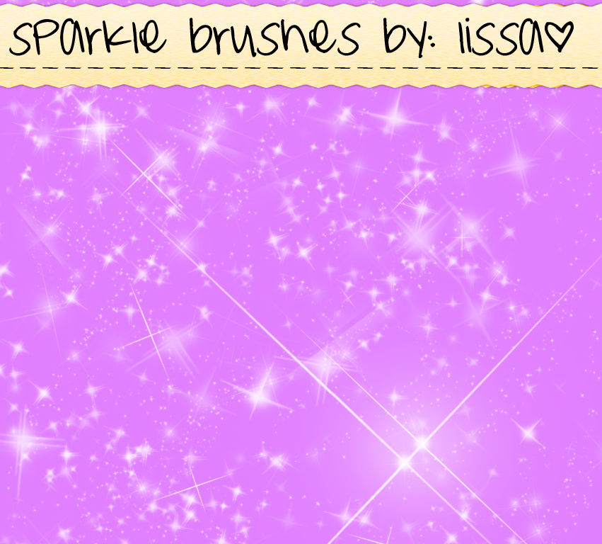 Sparkle Brushes by LissaParadiseglowYT on DeviantArt