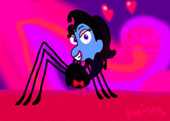 Rosie the Kindhearted Black Widow Spider by MagicalHyena-FanArt