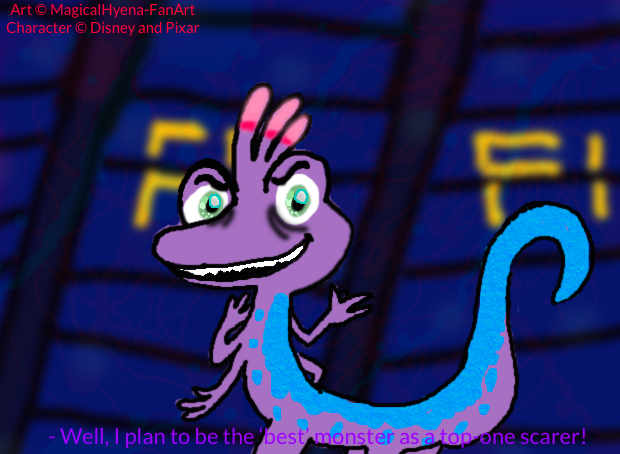 Planning to be the Top-One Scarer by MagicalHyena-FanArt on DeviantArt