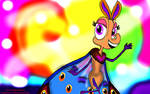 A Bug's Life - Slender, Beautiful Moth by MagicalHyena-FanArt
