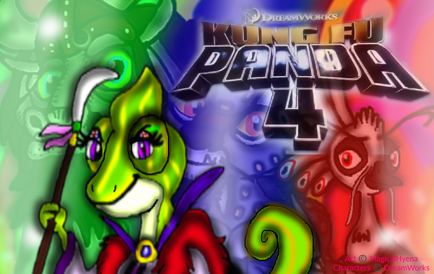 Kung Fu Panda 4 - Sorceress Chameleon The Villain by MagicalHyena