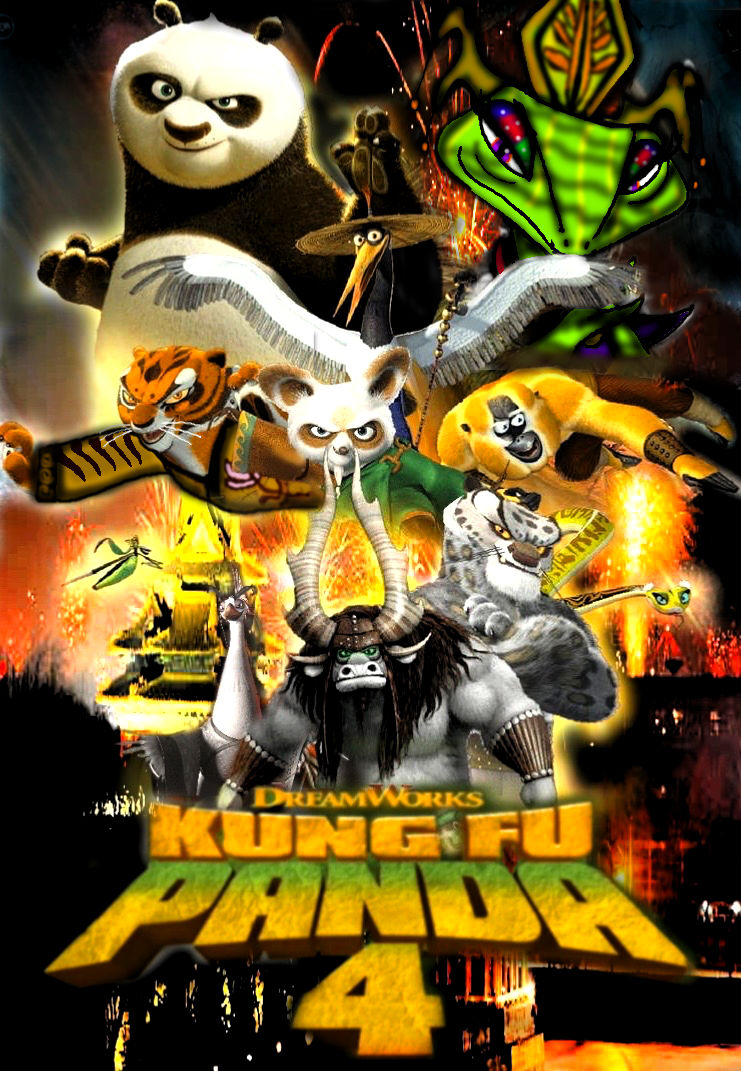 Kung Fu Panda 4 Fanmade Poster by MagicalHyena-FanArt on DeviantArt