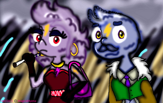 Elemental - Thunder Bolt's Parents by MagicalHyena-FanArt on DeviantArt