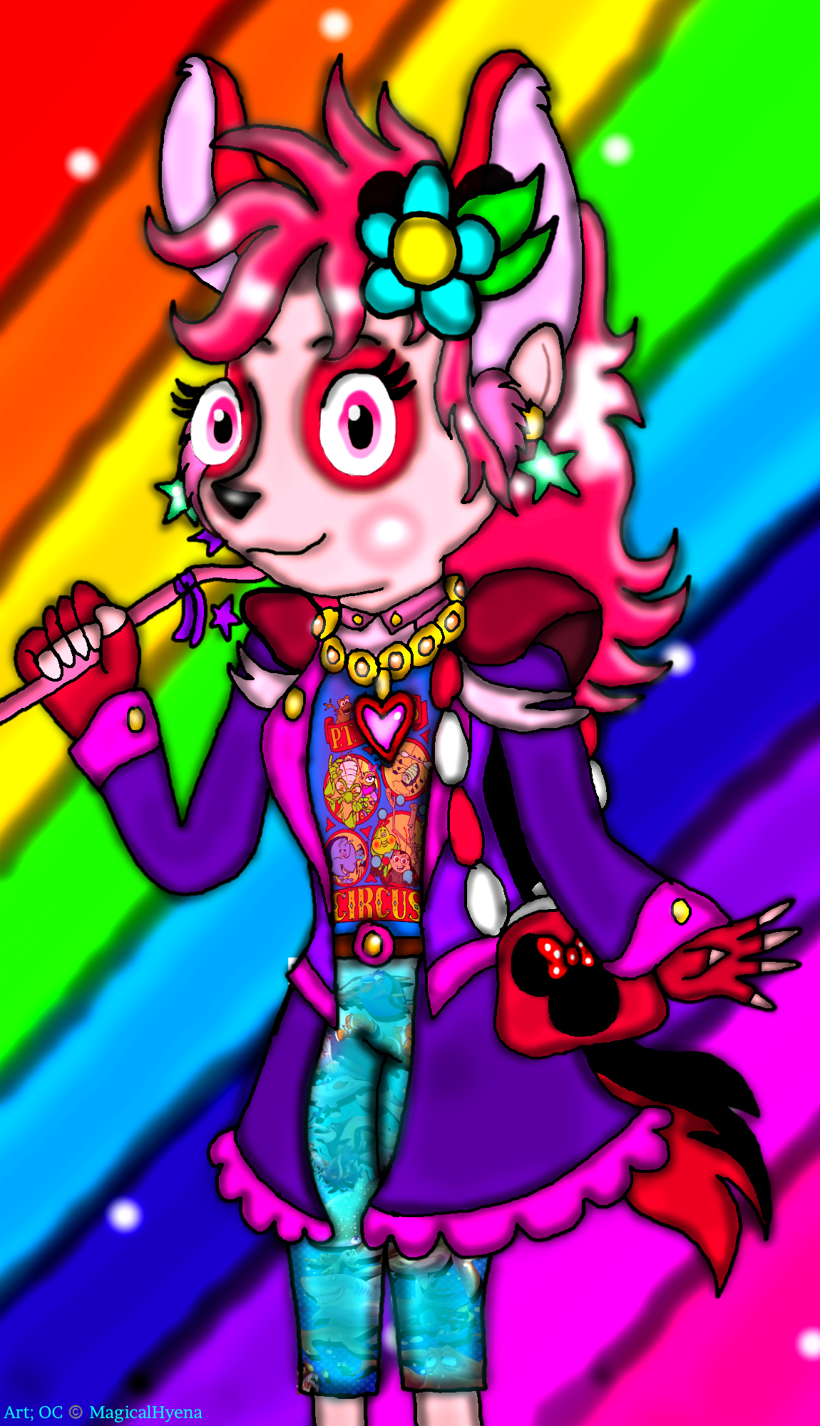 My Updated OC by MagicalHyena-FanArt on DeviantArt