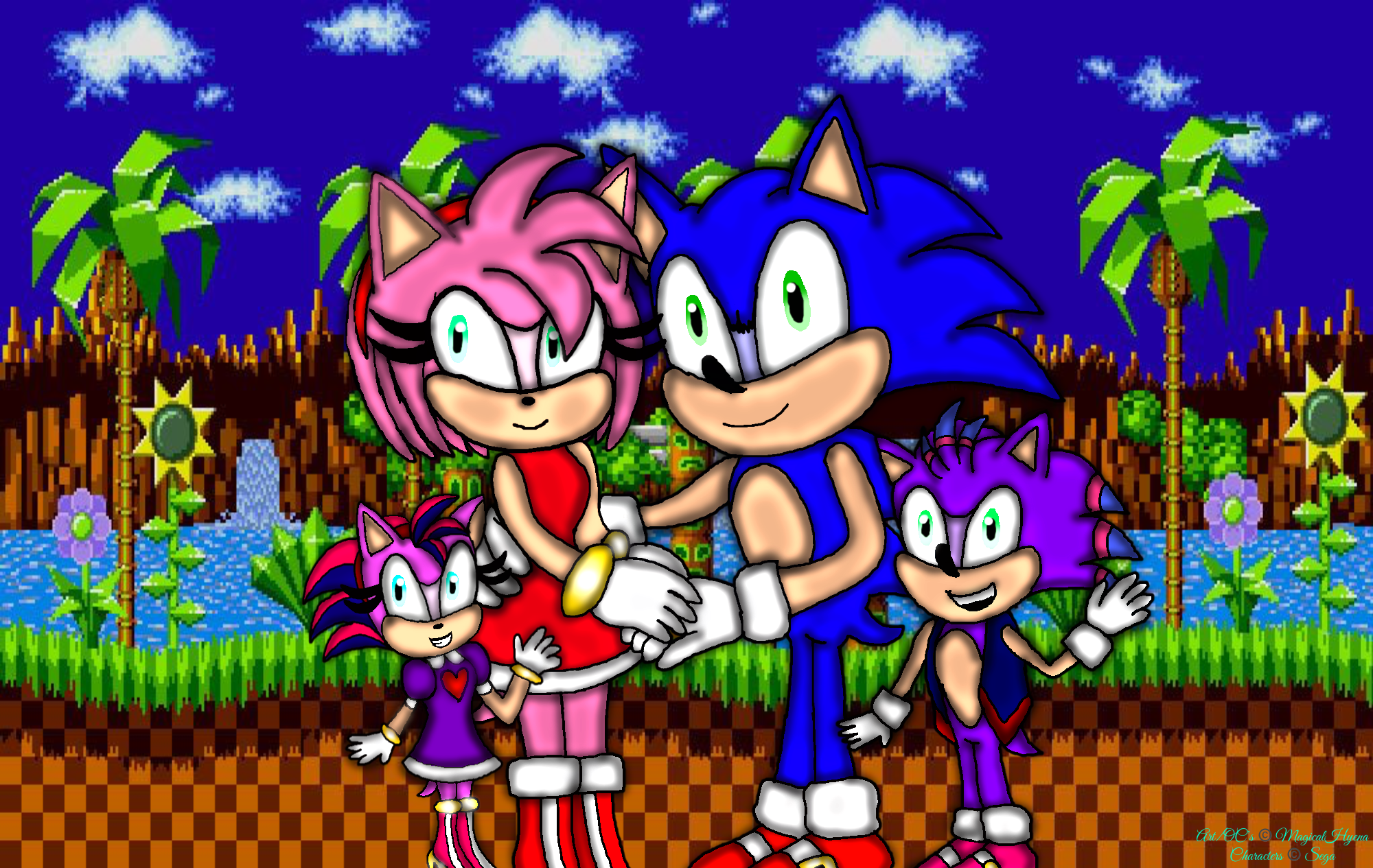STH AU: The Sonamy Family by MagicalHyena-FanArt on DeviantArt