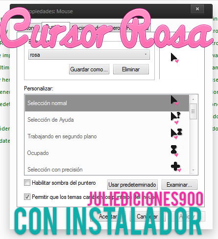Mouse Cursor Roz Cursor rosa-juliediciones900 by juliediciones900 on DeviantArt