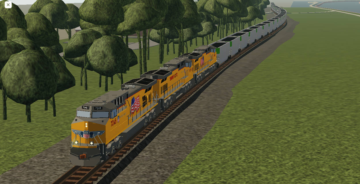Union Pacific Coal Train Classic Trains | BN's SD60MAC Demontrator