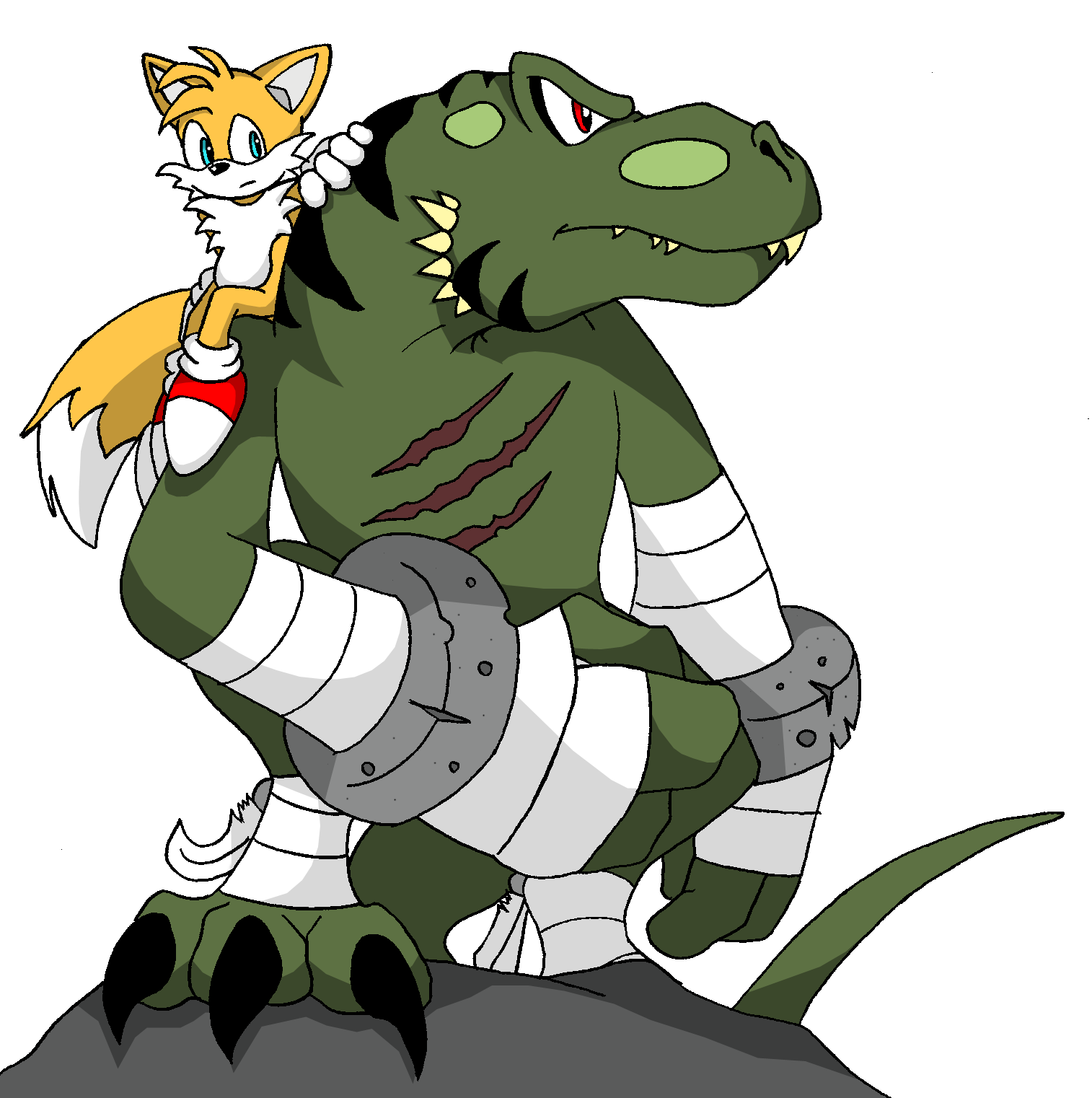 Tails and Rex by MarHero on DeviantArt