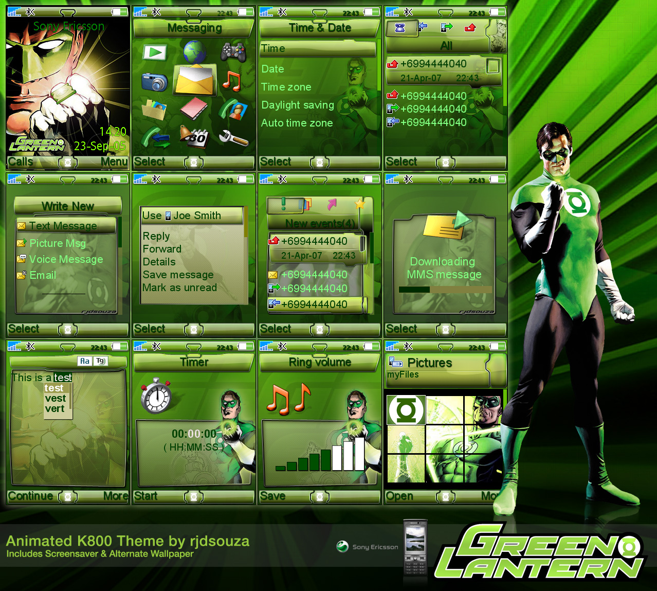 Green Lantern SE K810 Animated