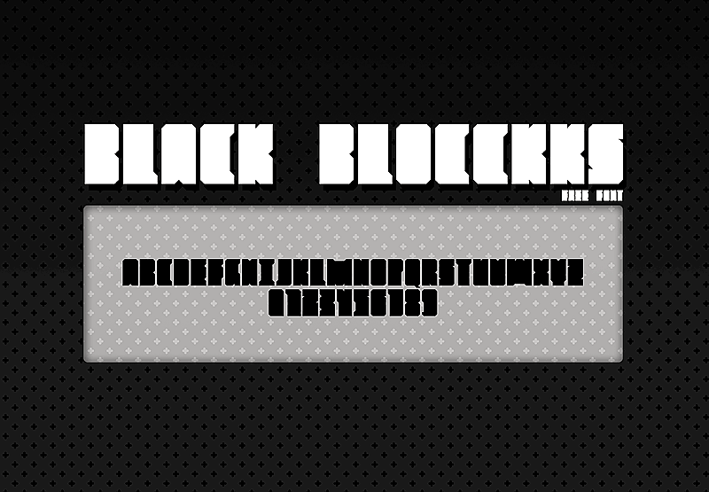 Black Blocckks FREE FONT