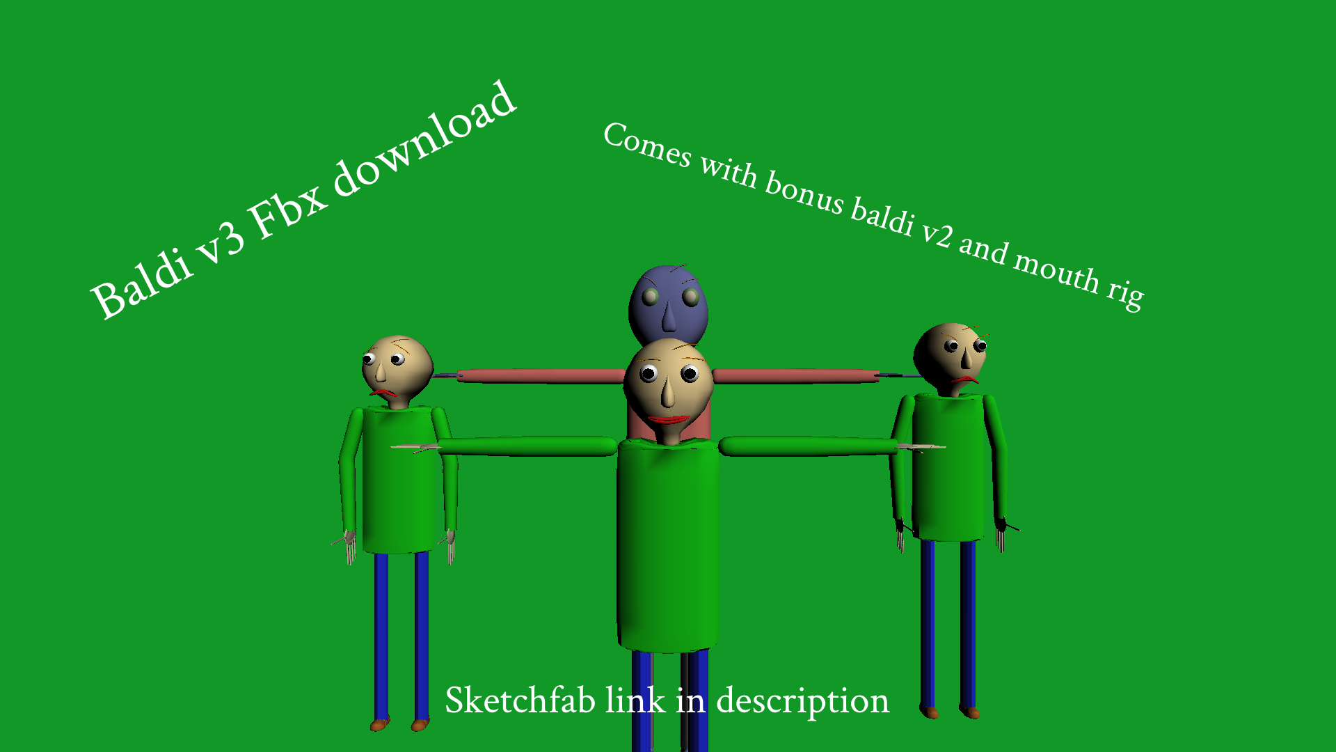 Baldi 3D models - Sketchfab