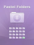 Aqua Pastel Folders