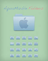 AquaMarble Folders