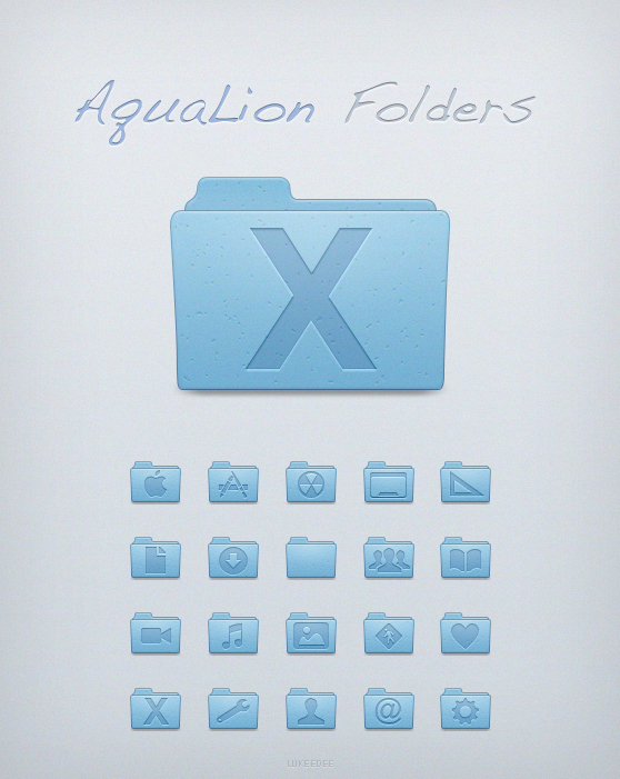 Aqua Lion Folders