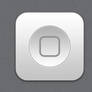 Home button White - Flurry style