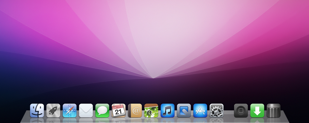 iOS style Dock