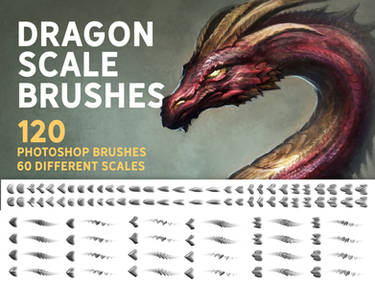 Dragon scale brushes