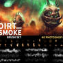 Dirt and Smoke photoshop brush set