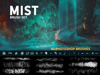 Mist Photoshop brush set