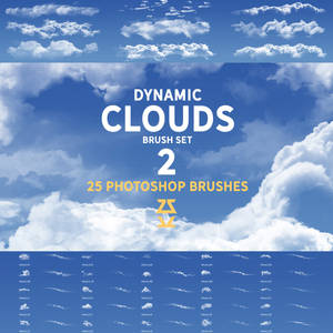 Dynamic Clouds Brush set 2