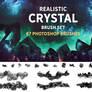 Realistic Crystal brush set