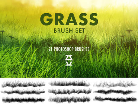 Grass 2 Brush Set