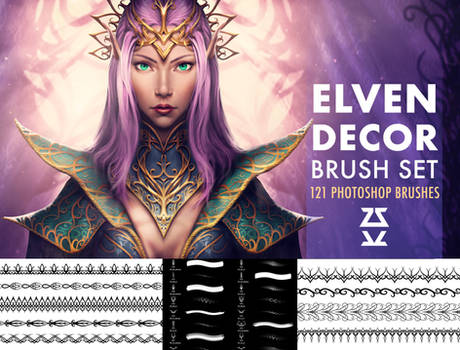 Elven Decor Brush Set