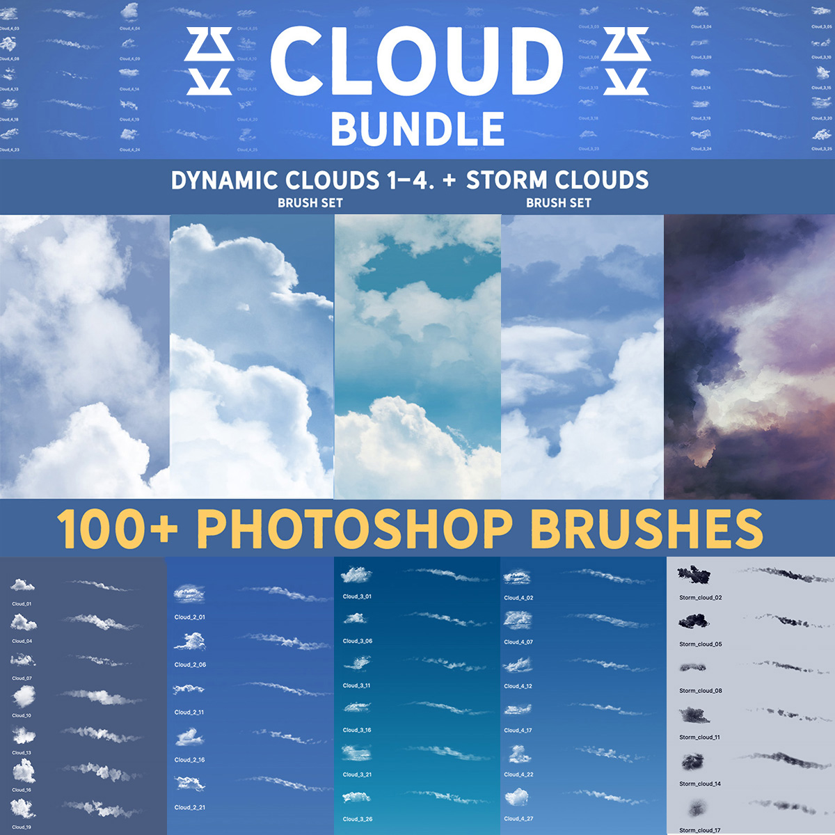 Cloud BUNDLE Brush Set by Zsolt Kosa by ZsoltKosa on DeviantArt