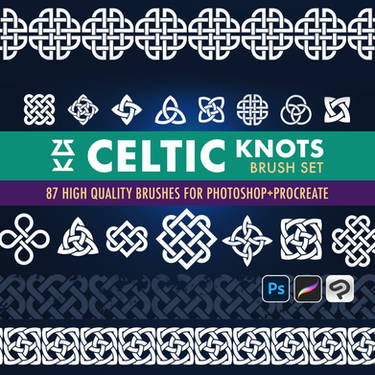 Celtic Knots Brush Set