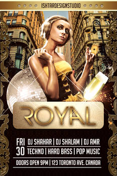 Royal Free PSD Flyer