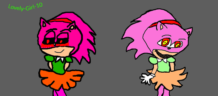 Classic Blood Amy and Classic Possessed Amy