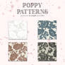 poppy patterns by @ammonis