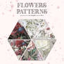 flowers #01 patterns by @ammonis