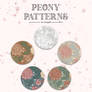 peony patterns by @ammonis