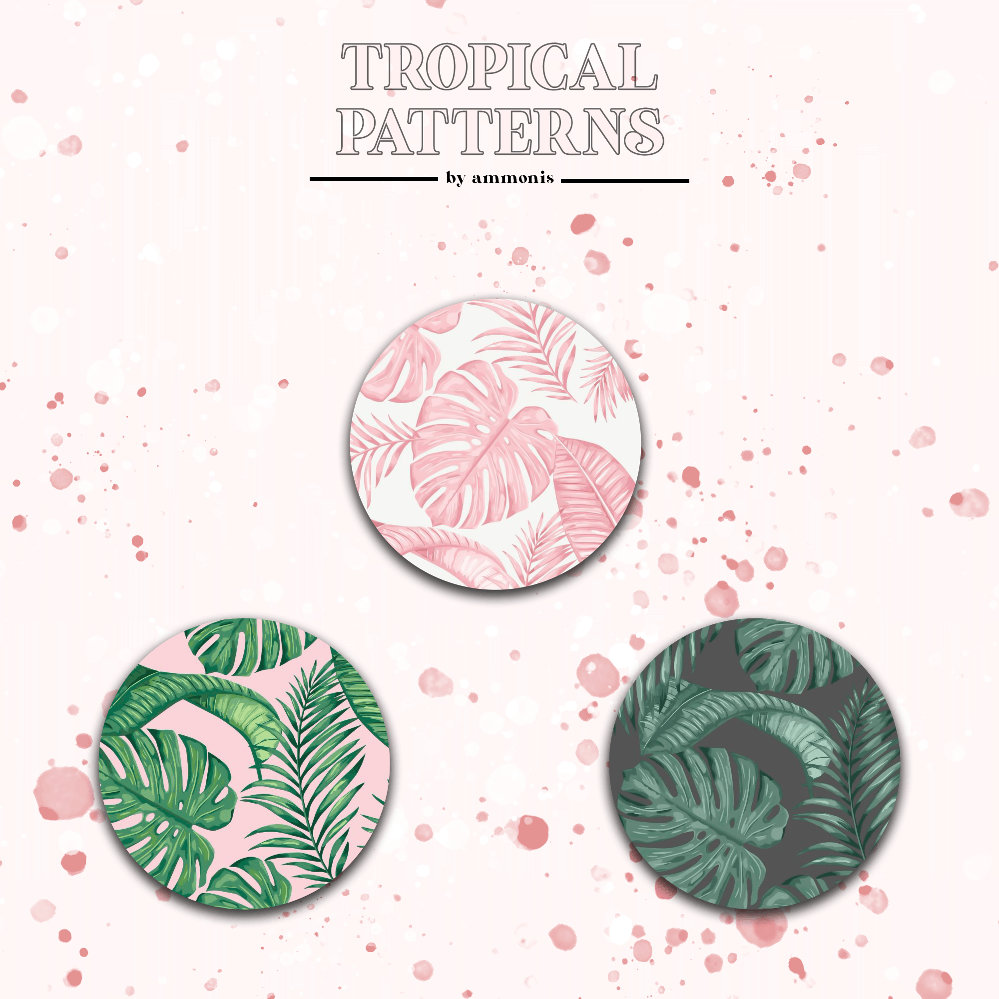 tropical #03 patterns by @ammonis