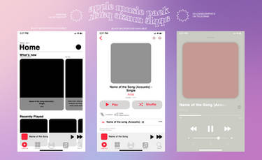 apple music pack (template-psd) by ammonis